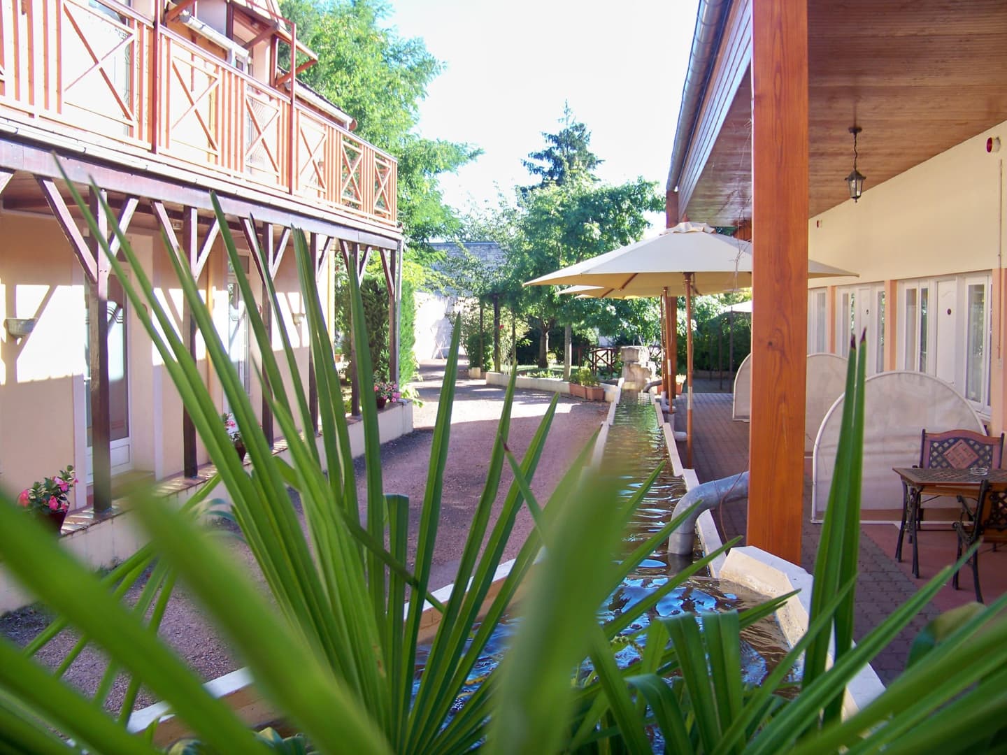 Parking privé sécurisé de l'hôtel