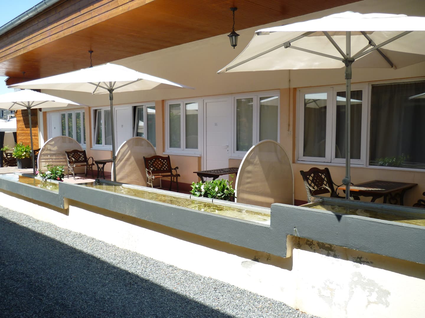 Entrée principale de l'hôtel Clos Sainte Marie